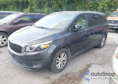 2016 Kia Sedona Lx из США, поврежденный, VIN KNDMB5C14G6083095